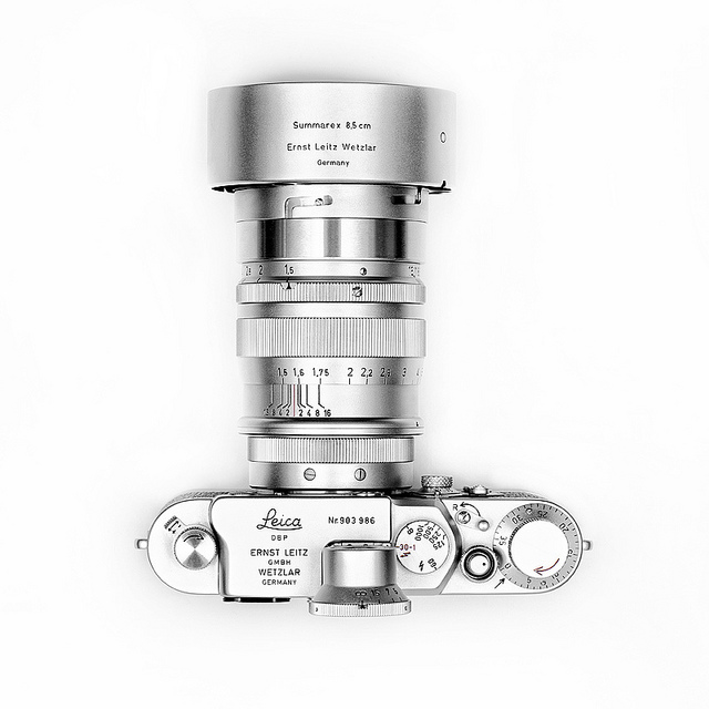 Summarex 8.5cm f1.5 - chrome Leica